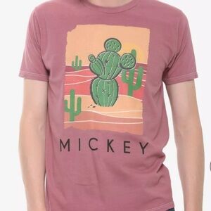 Men’s Disney Mickey Mouse Desert Cactus T-Shirt boxlunch exclusive tee large